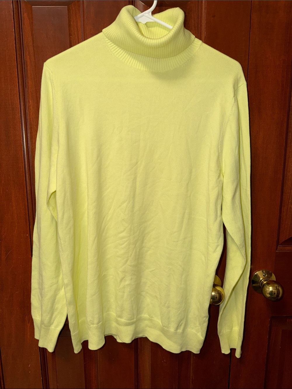 Women’s Butter Yellow Turtleneck Sweater